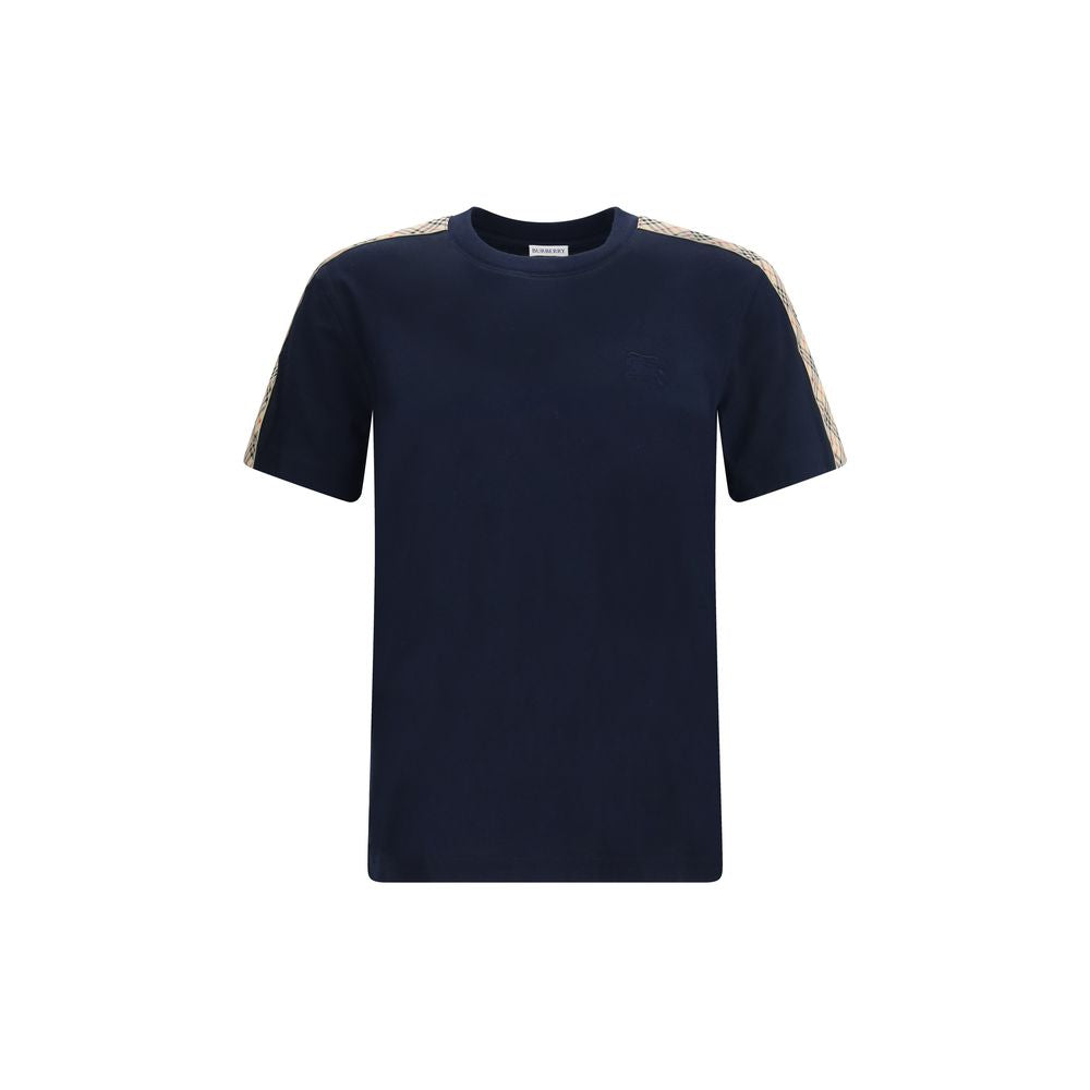 T-shirt in cotone blu Burberry