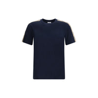 T-shirt in cotone blu Burberry