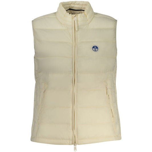 Gilet da donna in poliestere bianco North Sails