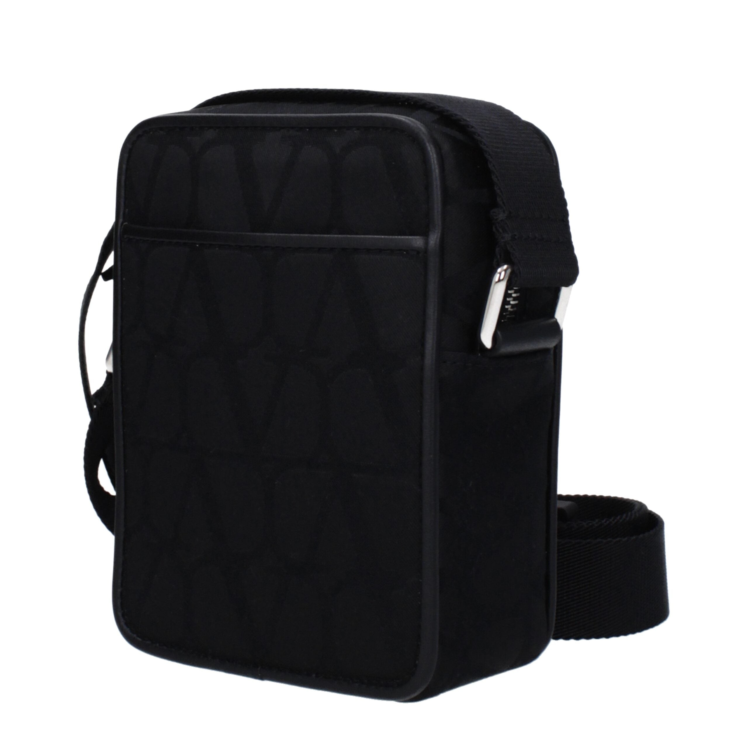 Sac bandoulière en tissu noir Valentino Garavani