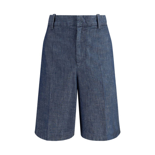 Bermuda in cotone blu Jil Sander