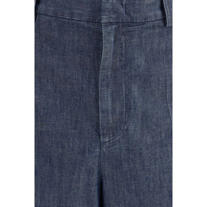 Bermuda in cotone blu Jil Sander