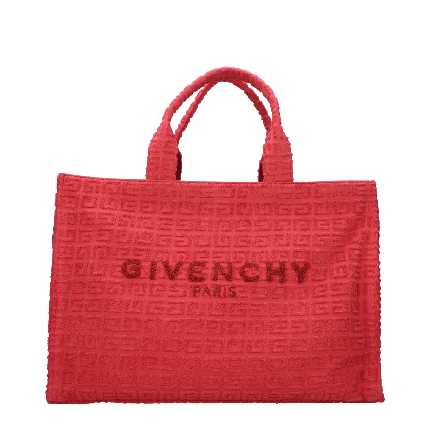 Borsa a mano in tessuto rosso Givenchy