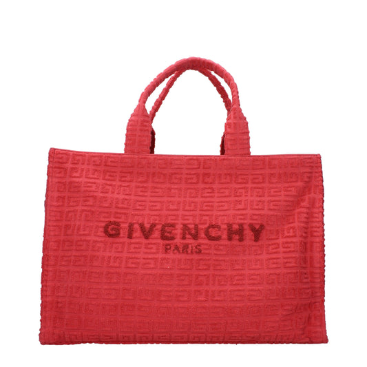 Borsa a mano in tessuto rosso Givenchy