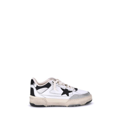 Golden Goose Bos Taurus Chunky Sneakers in pelle di vitello bianca