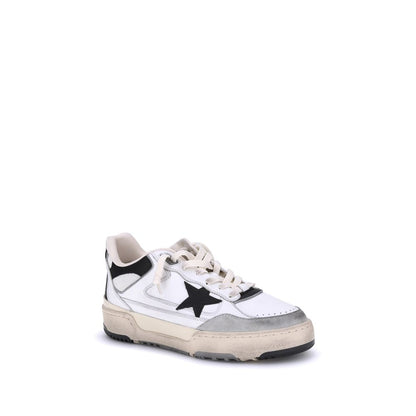 Golden Goose Bos Taurus Chunky Sneakers in pelle di vitello bianca
