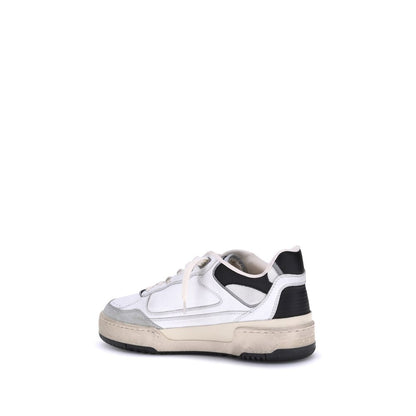 Golden Goose Bos Taurus Chunky Sneakers in pelle di vitello bianca