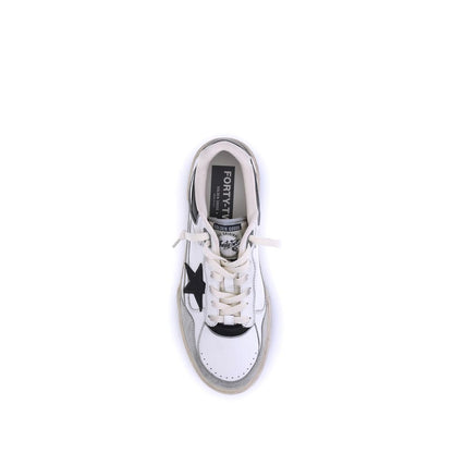 Golden Goose Bos Taurus Chunky Sneakers in pelle di vitello bianca
