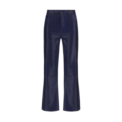 Jean taille haute en coton bleu L'Agence