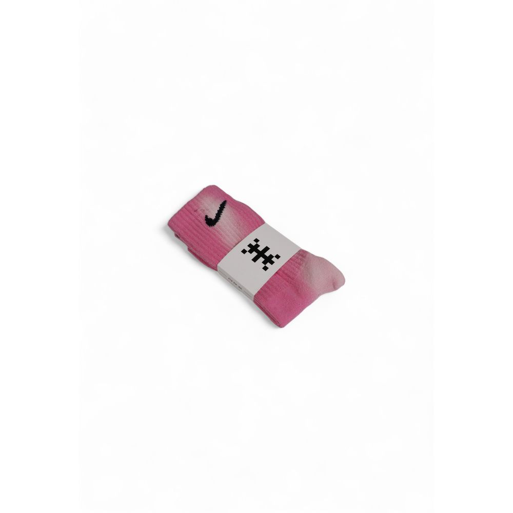 Chaussettes Nike roses en coton