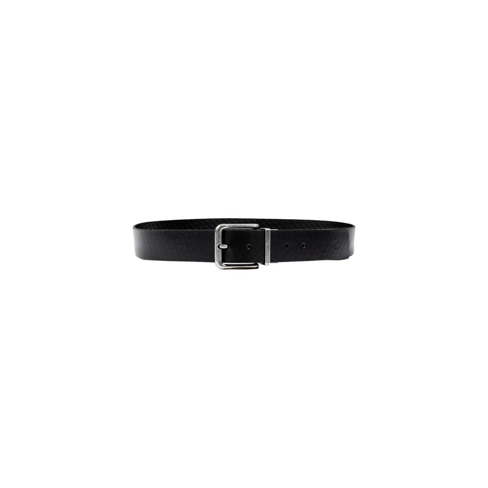 Ceinture en cuir noir Calvin Klein