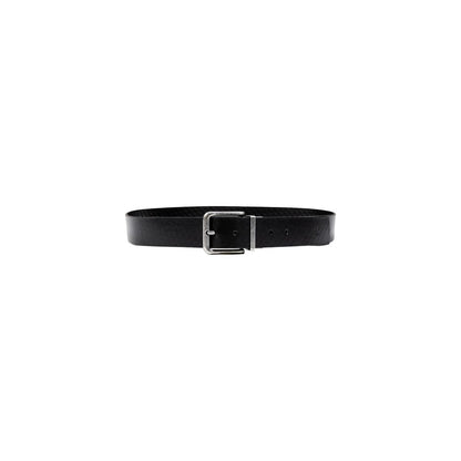 Cintura in pelle nera Calvin Klein