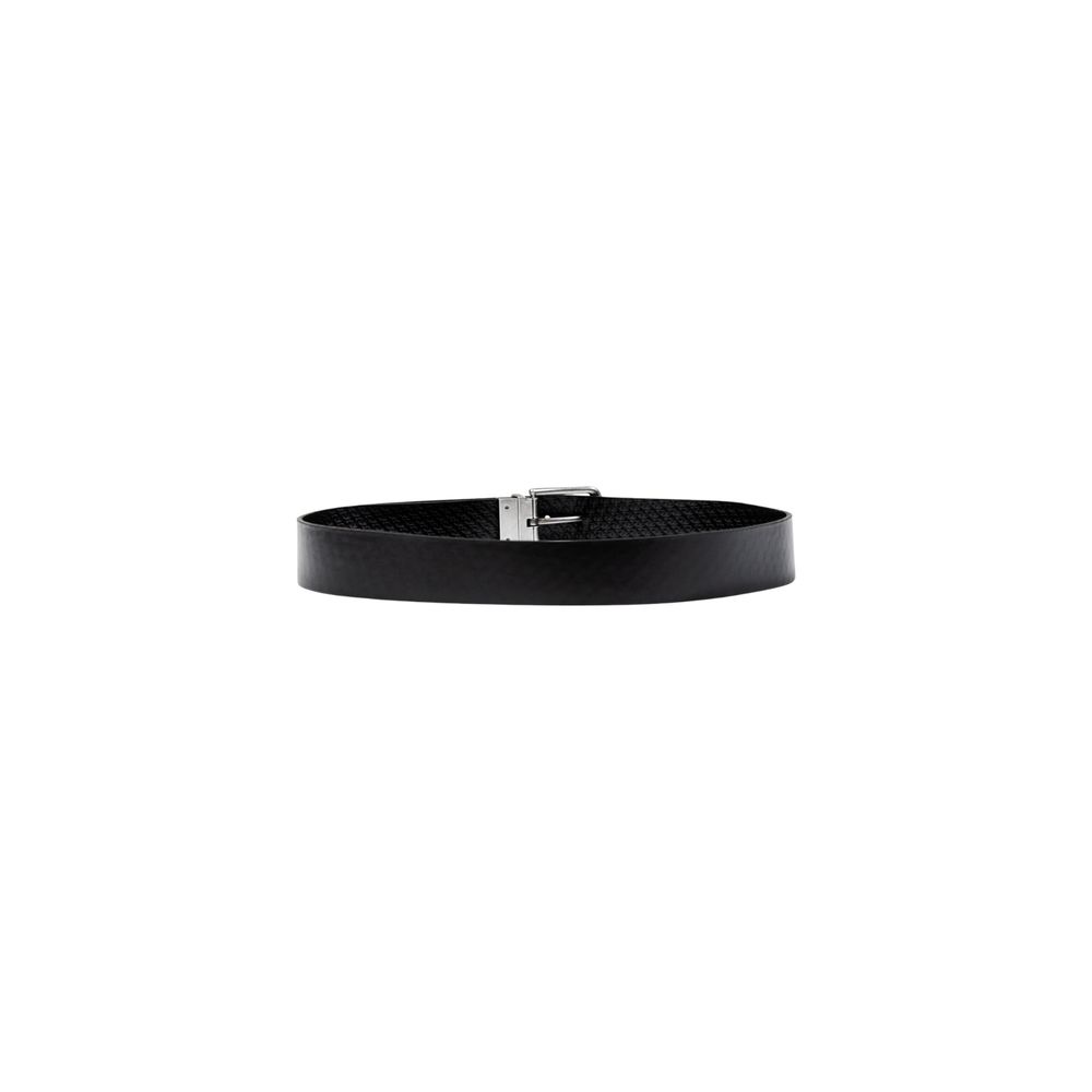 Cintura in pelle nera Calvin Klein