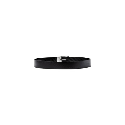 Cintura in pelle nera Calvin Klein