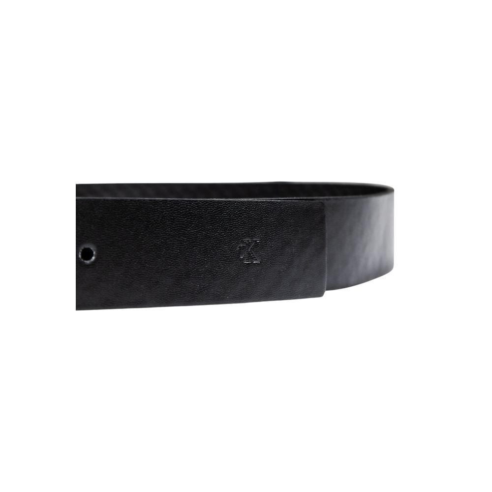 Cintura in pelle nera Calvin Klein