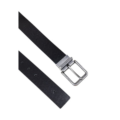 Cintura in pelle nera Calvin Klein