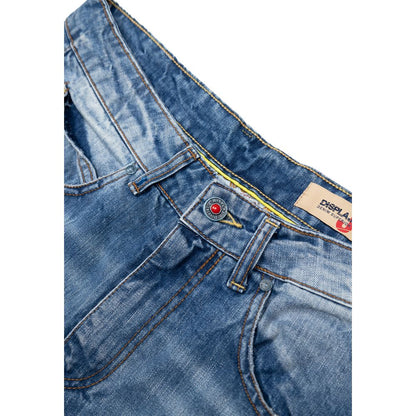 Displaj Jeans in cotone blu vestibilità rilassata