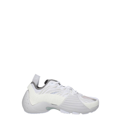 Sneakers sportive in pelle bianca Lanvin