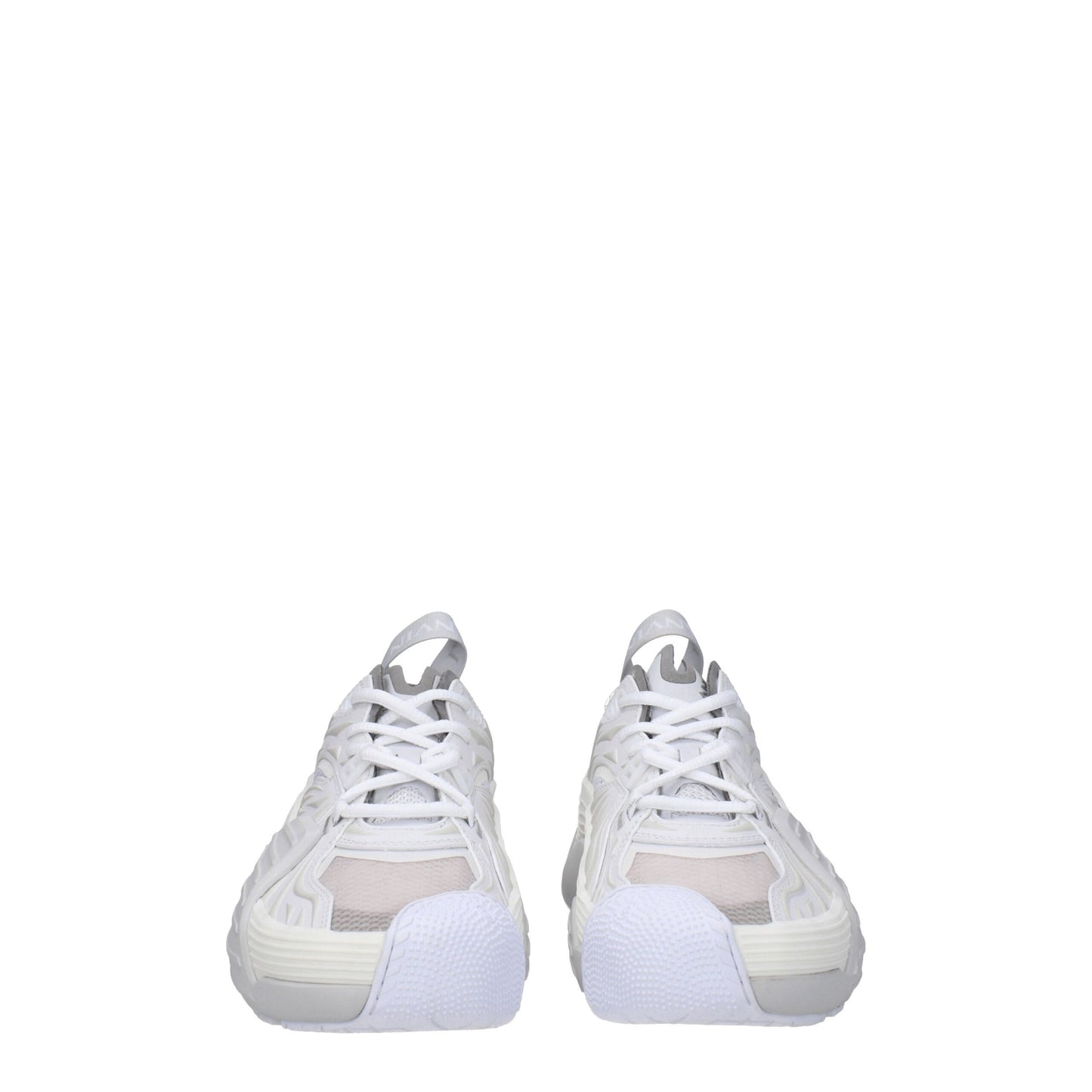 Sneakers sportive in pelle bianca Lanvin
