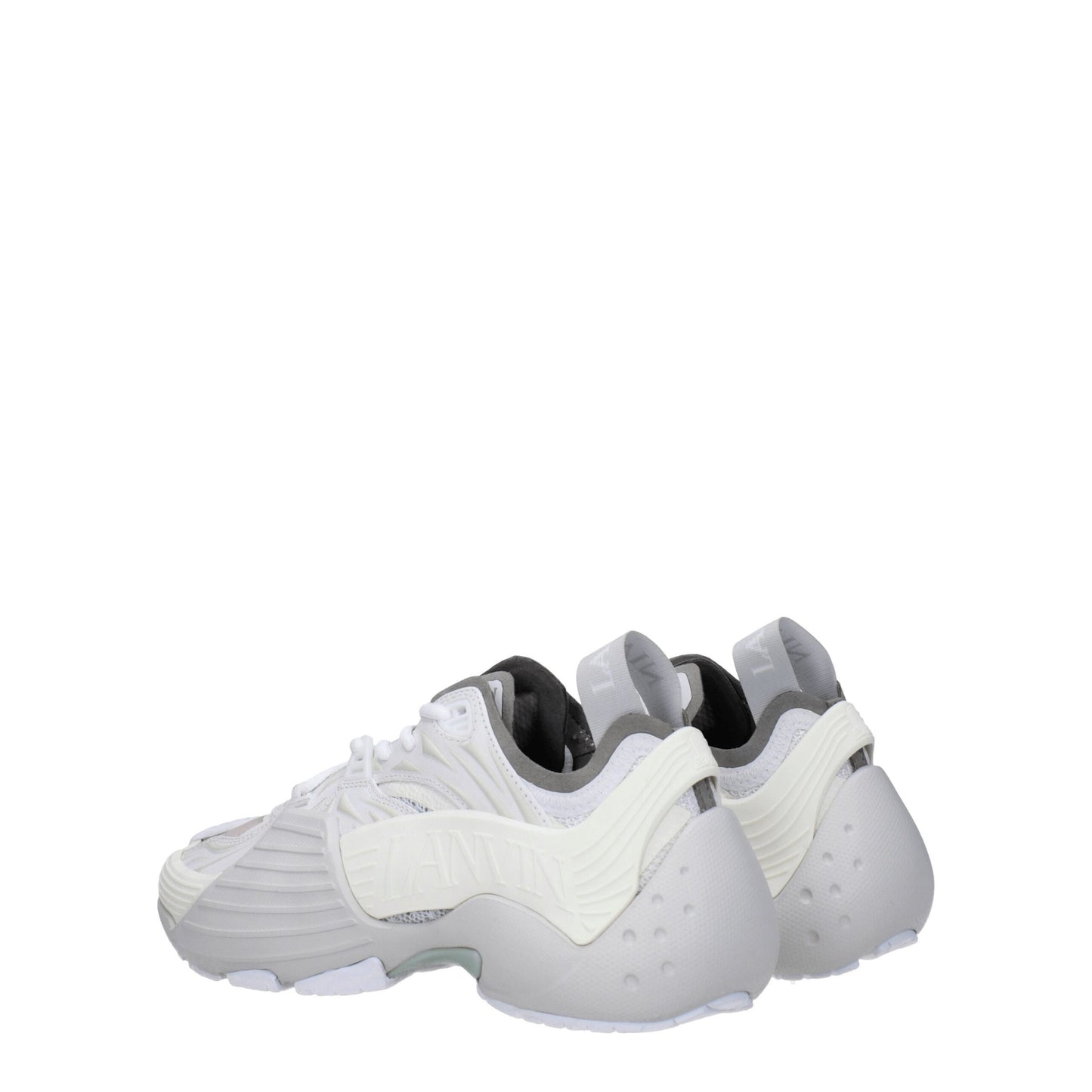 Sneakers sportive in pelle bianca Lanvin