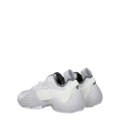 Sneakers sportive in pelle bianca Lanvin
