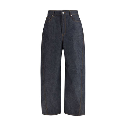Pantaloni casual in cotone blu Givenchy