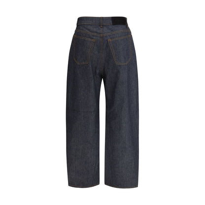 Pantaloni casual in cotone blu Givenchy