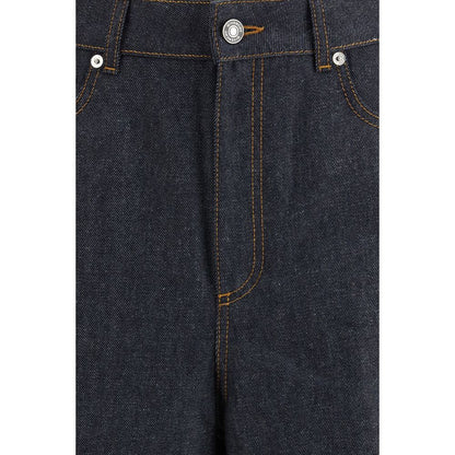 Pantaloni casual in cotone blu Givenchy