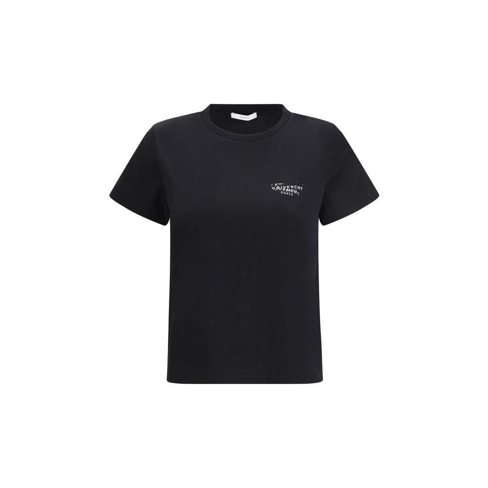 T-shirt nera in cotone Givenchy