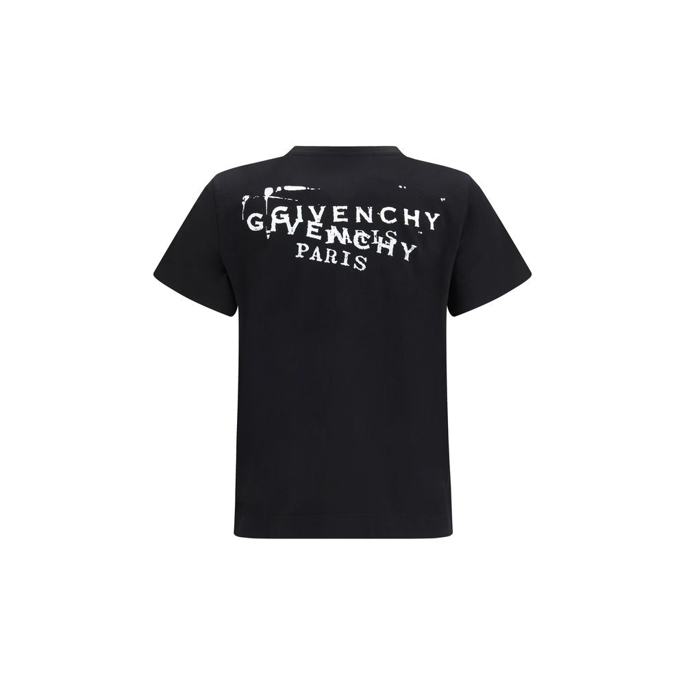 T-shirt nera in cotone Givenchy