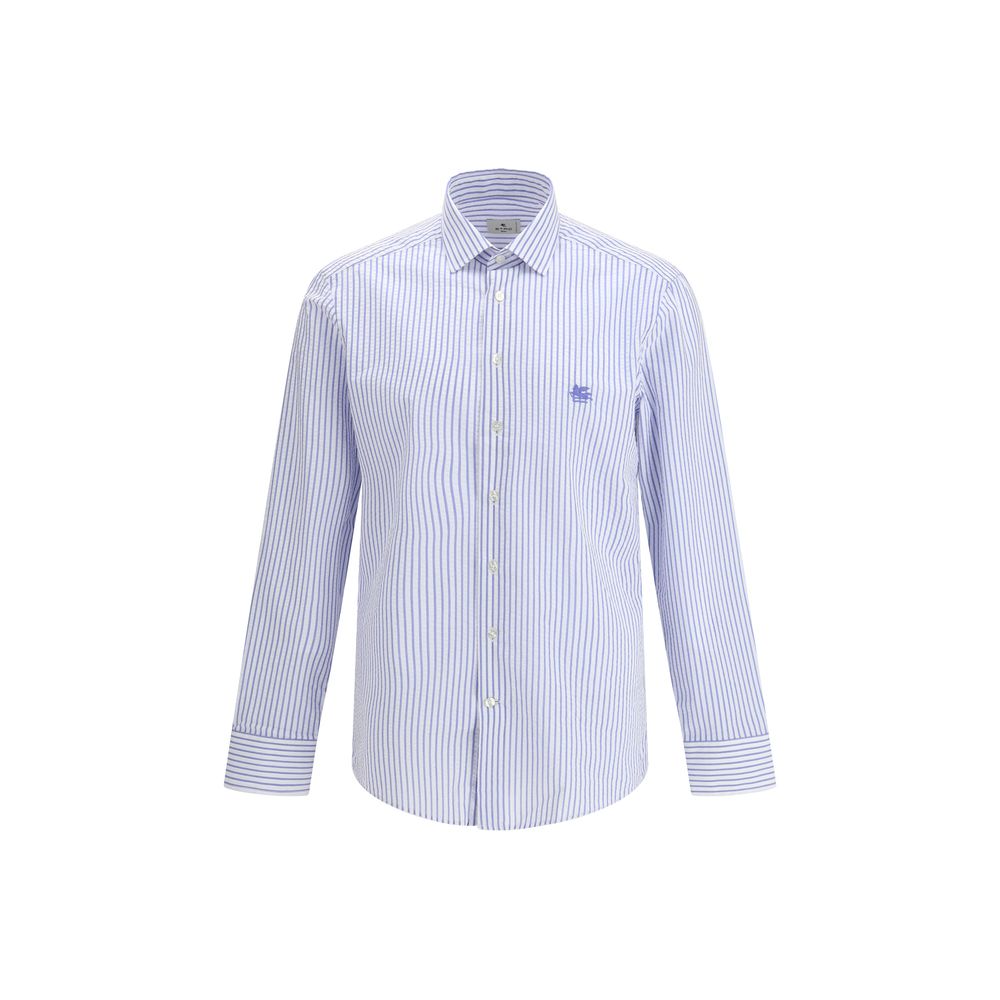 Chemise habillée en coton multicolore Etro