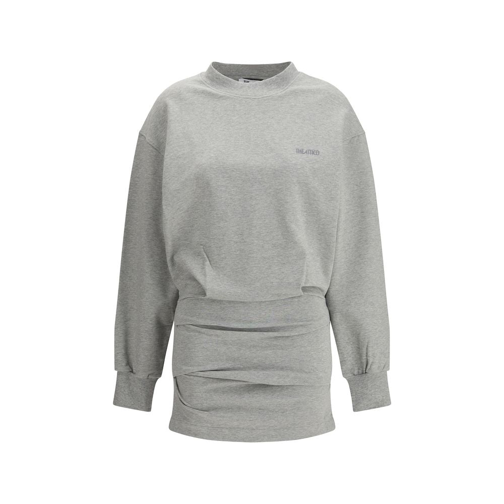 Abito casual in cotone grigio Attico