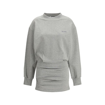 Abito casual in cotone grigio Attico