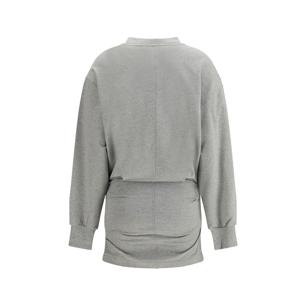 Abito casual in cotone grigio Attico