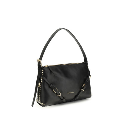 Borsa a tracolla Givenchy Bos Taurus in pelle di vitello nera