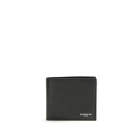 Portafoglio Givenchy Bos Taurus in pelle di vitello nera