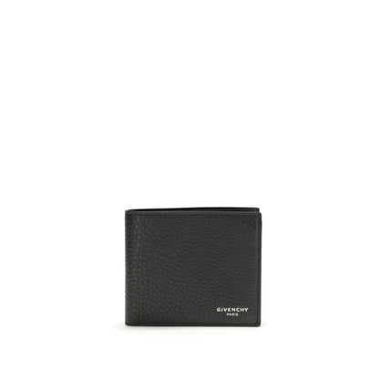 Portafoglio Givenchy Bos Taurus in pelle di vitello nera