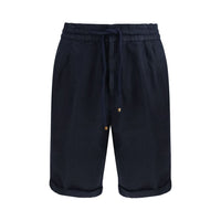 Bermuda Brunello Cucinelli in Lino Blu
