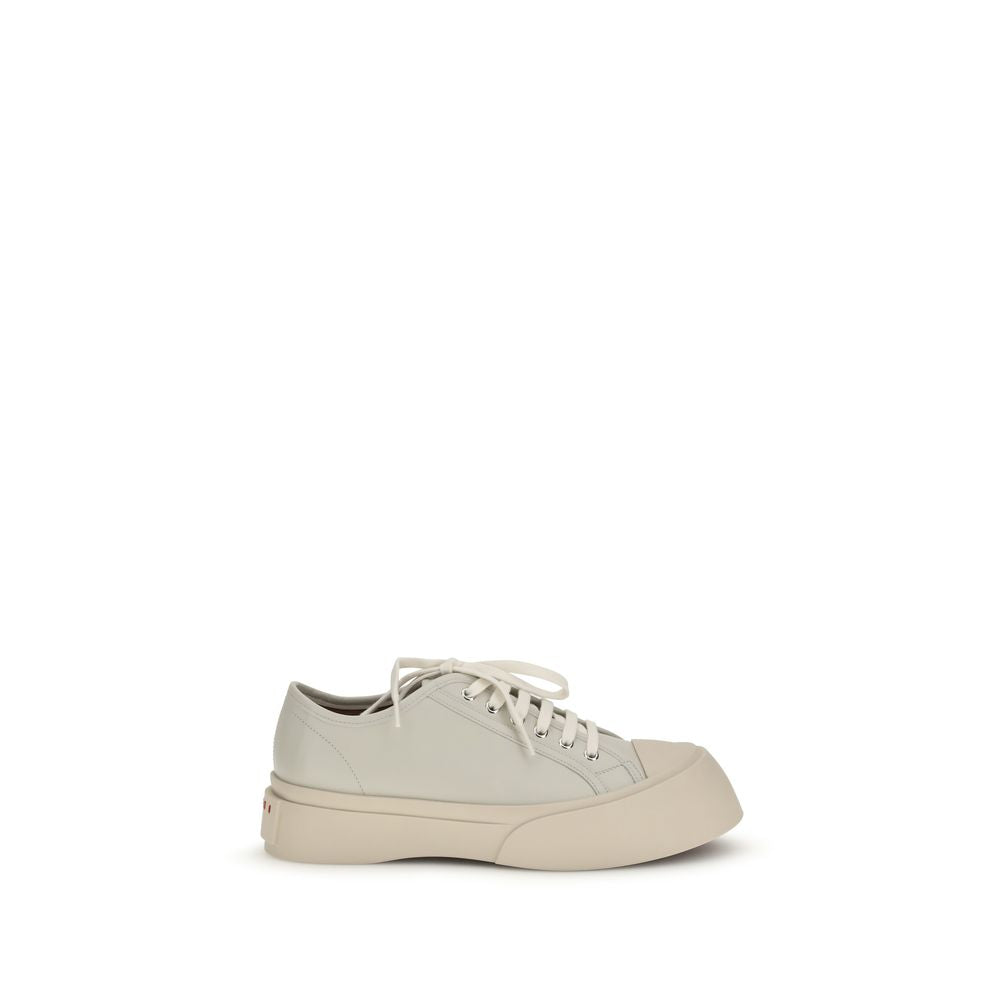 Baskets Marni Bos Taurus en cuir nappa blanc et veau