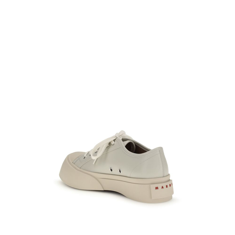 Baskets Marni Bos Taurus en cuir nappa blanc et veau