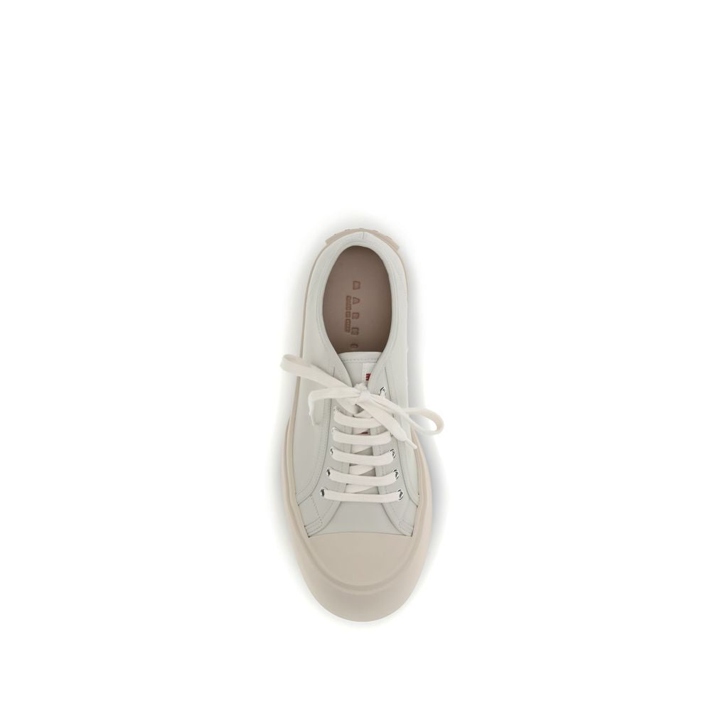 Baskets Marni Bos Taurus en cuir nappa blanc et veau