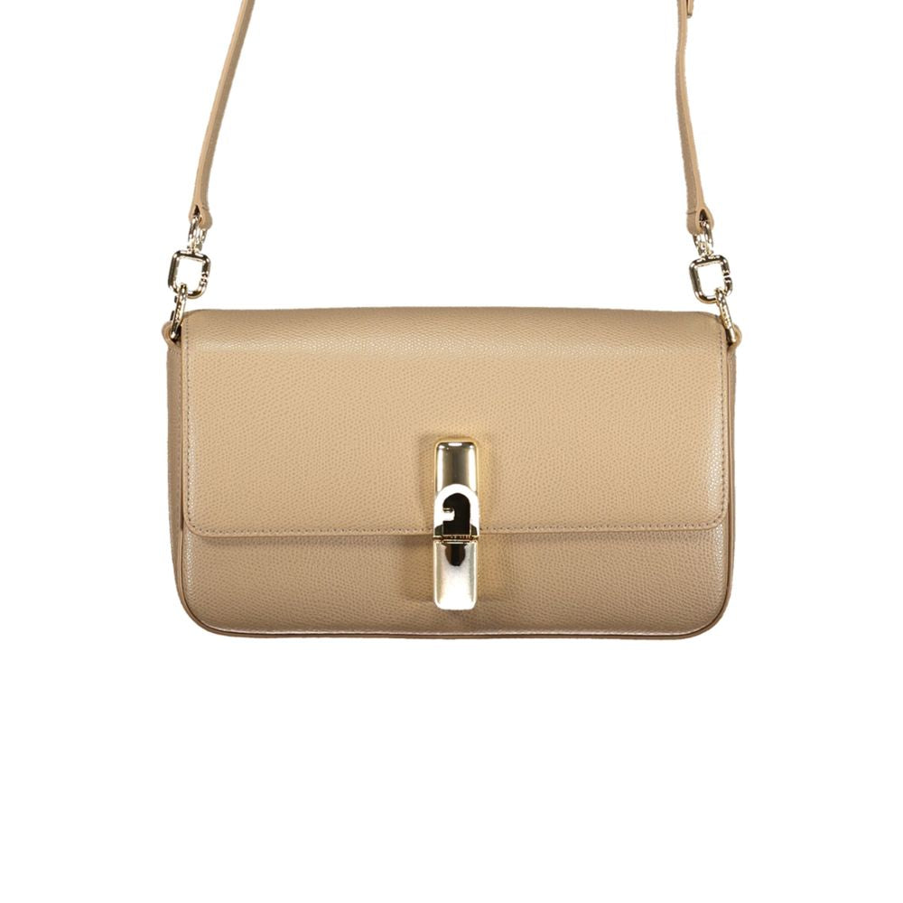 Sac à main Furla en cuir beige pour femme