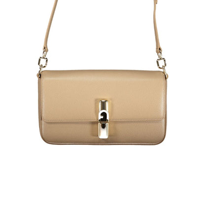 Sac à main Furla en cuir beige pour femme