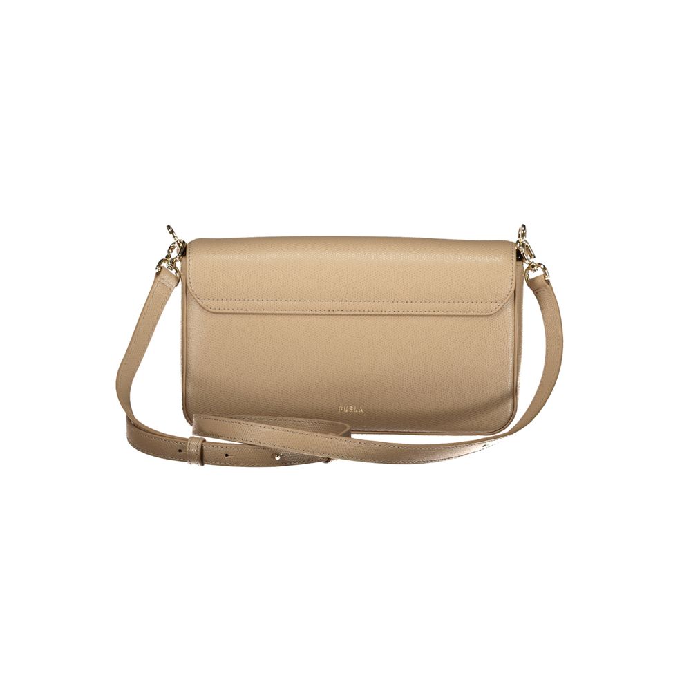 Sac à main Furla en cuir beige pour femme