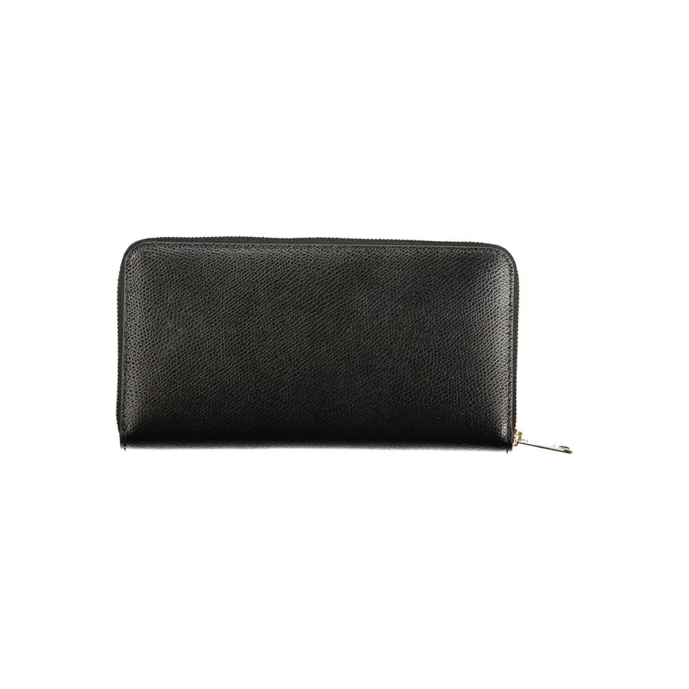 Portefeuille femme en cuir noir Furla Nero