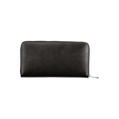 Portefeuille femme en cuir noir Furla Nero