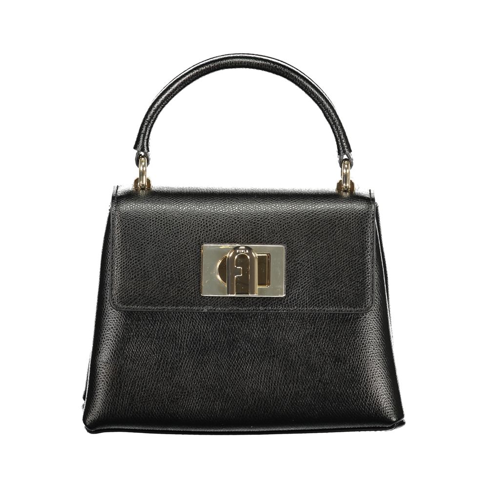 Sac à main en cuir noir Furla pour femme
