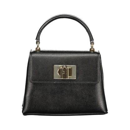 Borsa a mano da donna in pelle Furla Nero