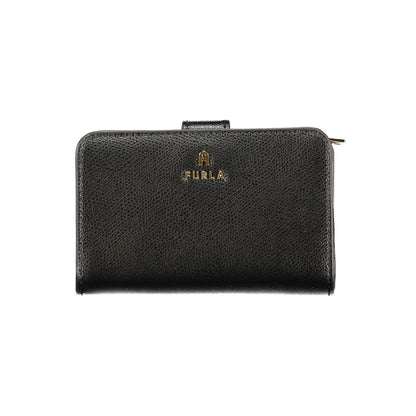 Portafoglio da donna Furla in pelle nera