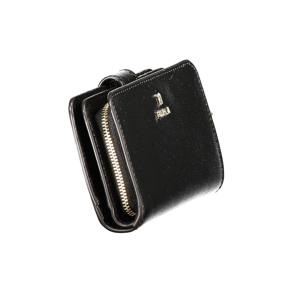 Portefeuille Furla en cuir noir pour femme